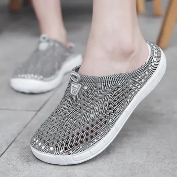 

Women Slippers sandals EVA Round Toe Women Ladies Beach Sandals Hollow Out Casual Breathable summer slippers Flats Shoes
