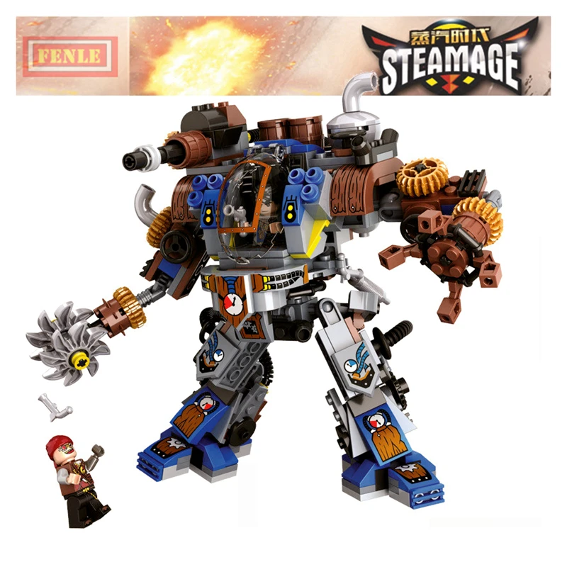 

371pcs Steam Creator Titan Robots Compatibie with Building Blocks Toy Kit DIY Educational Children Christmas Gifts