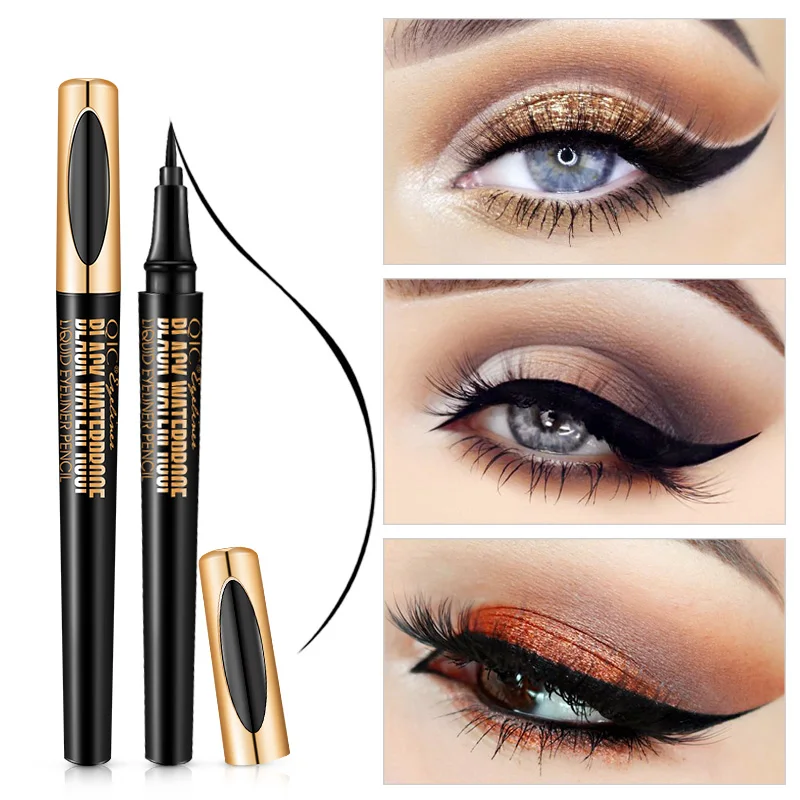 

Waterproof Liquid Eyeliner Quick Dry 24H Long Lasting Natural Eye Liner Cosmetics EyeLiner Pencil Professional Women Makeup
