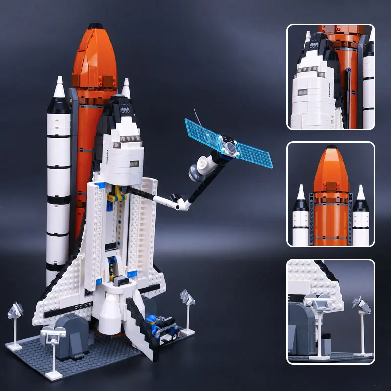 

IN STOCK XYTMC 16014 1230Pcs Out of Print Space Shuttle Expedition LEPIN Model Building Kits Set Blocks Bricks Toy LEGOusy 10231