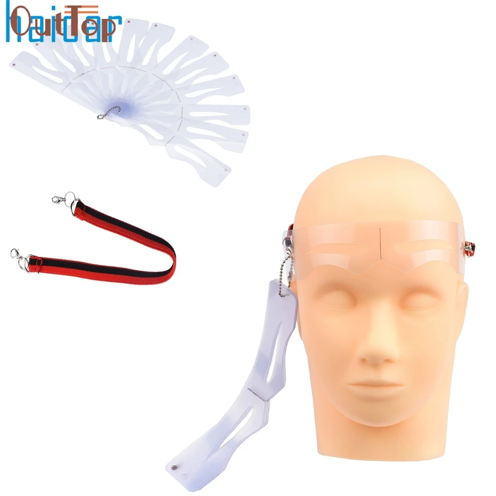 

OutTop 1set Microblading Training Permanent Makeup Supplies Eyebrow Shaping Stencils Card New Arrival J170126