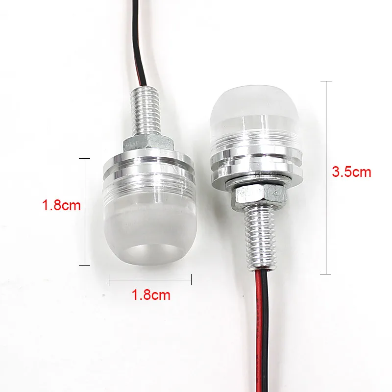 2pc Motorcycle Motorbike Car LED 12V Atmosphere Decorative lights DC12V (6)