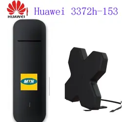 Оригинальный huawei E3372 E3372h-153 + 4g CRC9 35dbi антенны Разблокировать LTE 4G USB модем