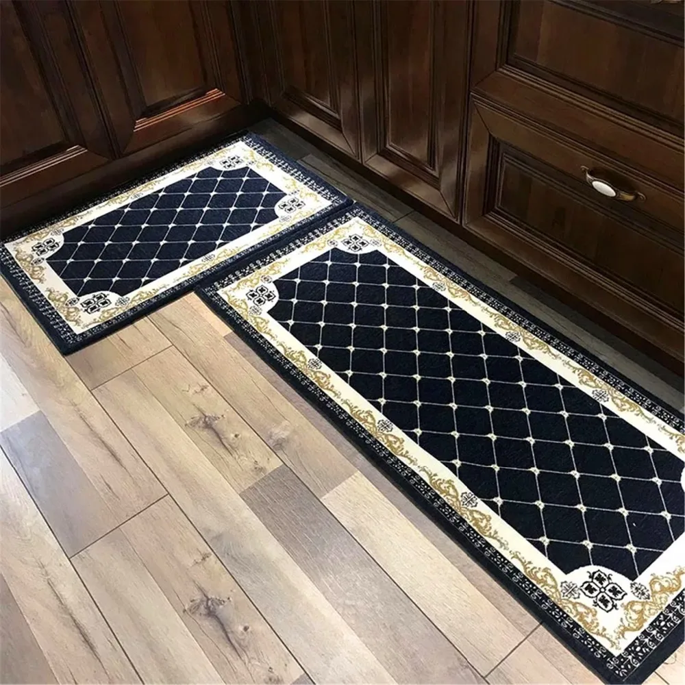 Kaufen Europa Küche Matte Hause Eingang Flur Fußmatte Anti Slip Bad Teppich Lange Küche Teppich Balkon Wc Teppiche und Teppiche