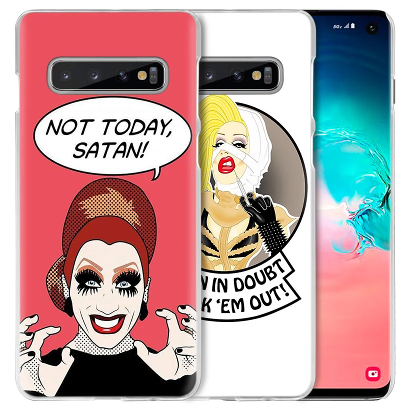 Чехол RuPaul's Drag racing 2 для Samsung Galaxy S10 5G S10e S9 S8 M30 M20 M10 J4 J6 Plus J8 2018 Note 8 9 Жесткий чехол