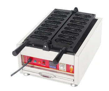 

110/220V mini waffle cone maker / waffle maker with interchangeable plates / custom waffle maker