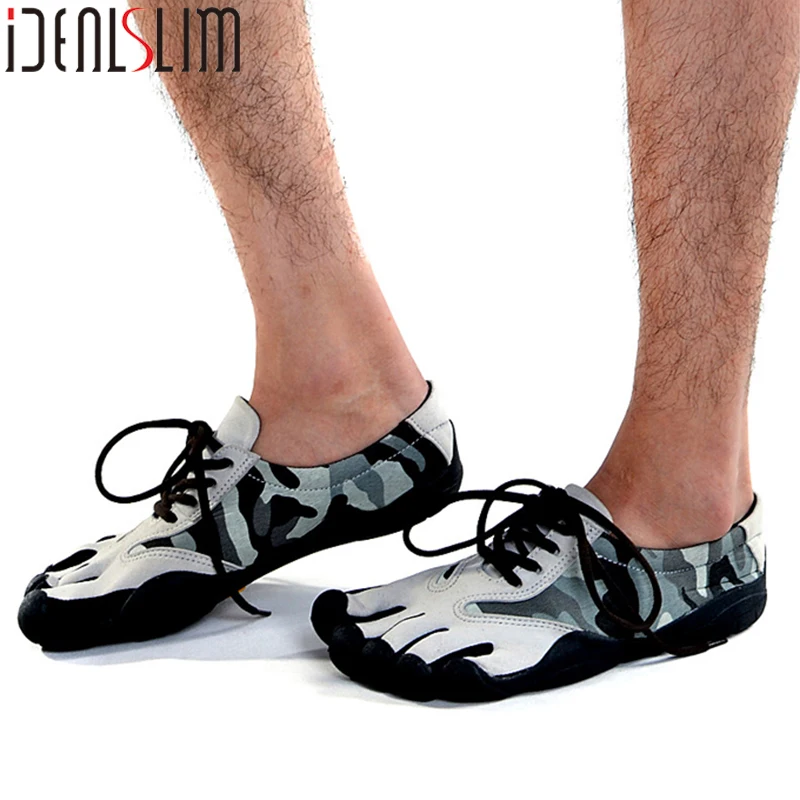 

IDEALSLIM Five Finger Shoes Men Barefoot Shoes for Outdoor Walking Shoe Breathable Lightweight