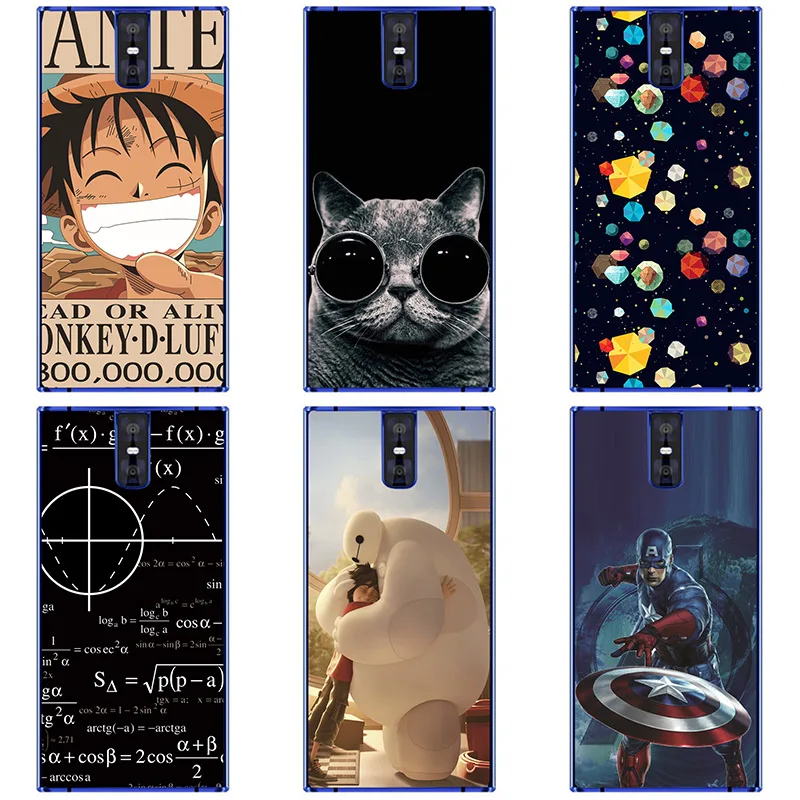 

Soft silicone Phone Cases For Oukitel K3 Soft TPU Material Back Cover Coque Print painting Flower style