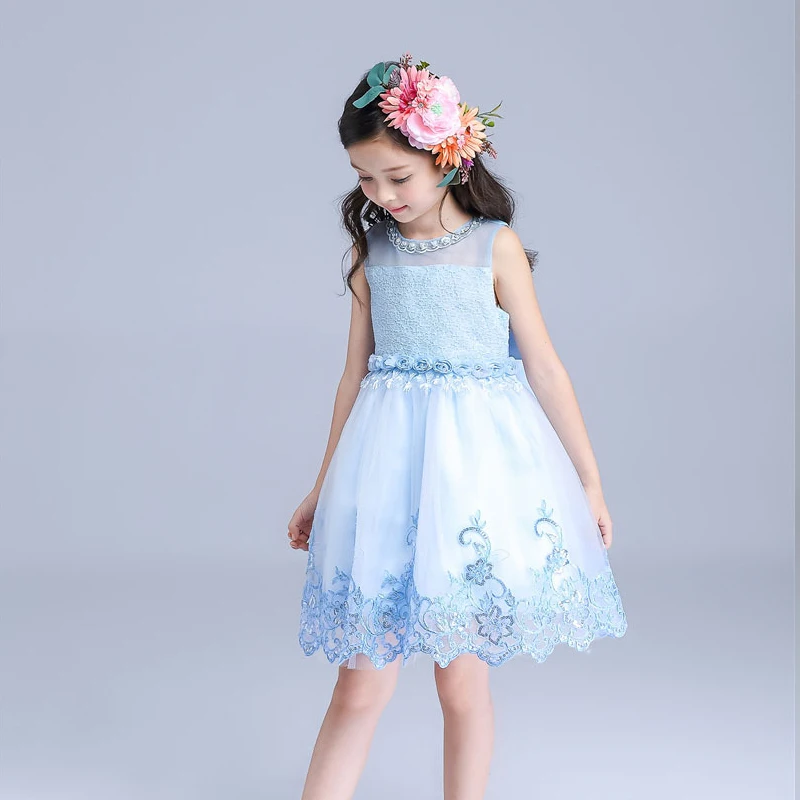 2 цвета, платье для девочек от 4 до 14 лет, детский праздничный костюм на день рождения милые бальные платья, коллекция года, новые платья принцессы Платья с цветочным рисунком для девочек