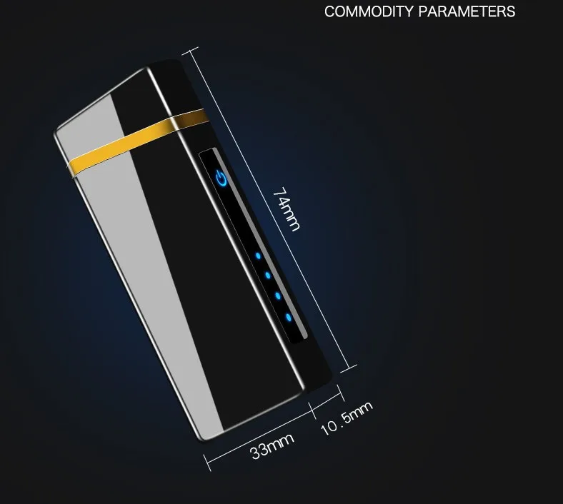 Новинка Touch Dual для Плазменно-дуговой зажигалки электронная зарядка через usb Сигарета зажигалки для сигар металлический перезаряжаемый
