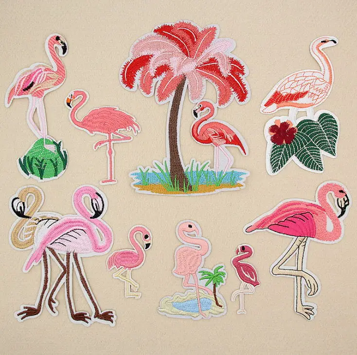 New arrival 10 pcs birds Embroidered patches iron on Jeans coat tshirt bag shoe hat Motif emblem accessory diy | Дом и сад