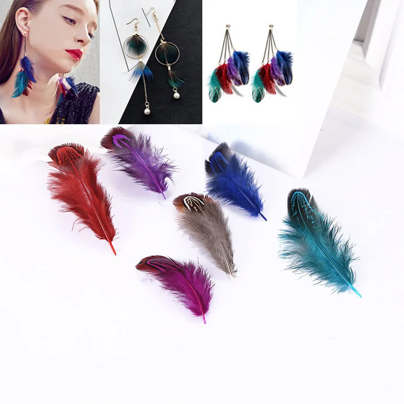

Natural Feathers Plumes 40-80mm Multi Colour Pheasant Feather Plume DIY Wedding Party Decorative Feather for Home Decor 50pcs