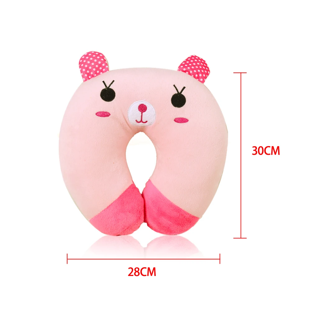 9 Colors Soft U-Shaped Plush Sleep Neck Protection Pillow Office Cushion Cute Lovely Travel Pillows For Children/Adults