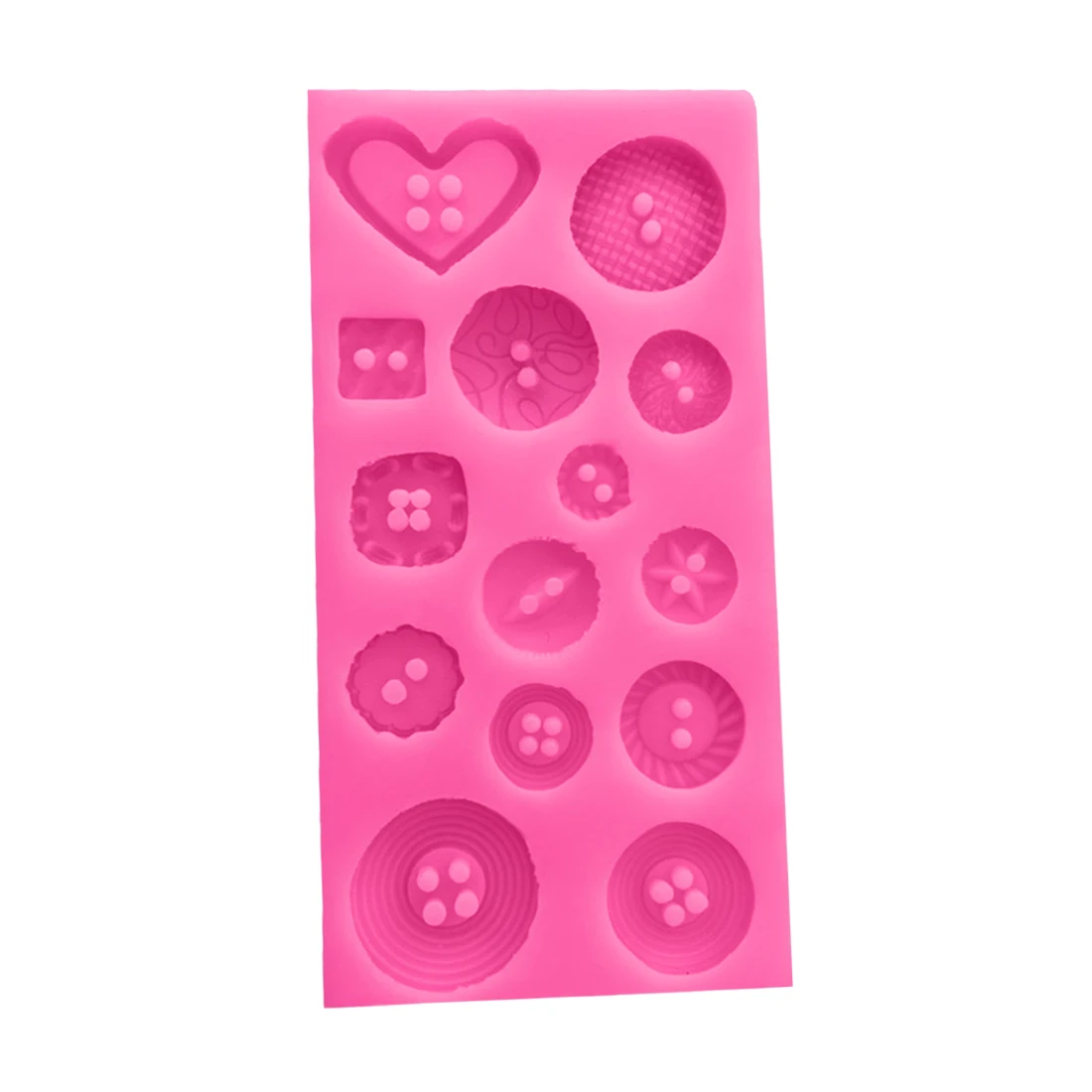 

Fashion Candy Mould Various Button Shape Silicone Chocolate Soap Mold Baking Pan Cake Decorating Tools Kitchen Baking Pastry