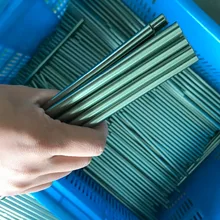 WOWSHINE, новинка, зеленый цвет, алюминиевые соломинки для питья, 20 шт./лот, пищевые сочные разноцветные соломинки, цвета, Прямая поставка с фабрики