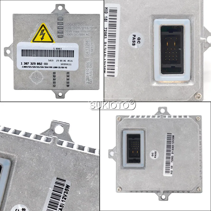 SUKIOTO D1S D2S HID Ballast 12V 35W HID Xenon Compute Control Unit OEM 63127176068 Original Ballast D1R D2R Car Headlight Bulbs (20)