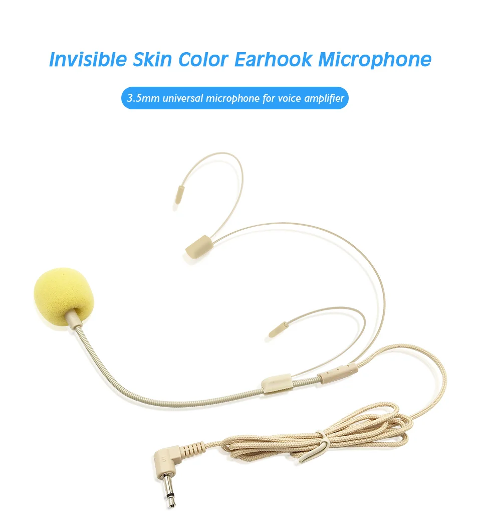 Microphones Invisible Skin Color Portable stereo Mic Microphone for Computer Jack Wired 3.5mm Stage FM Wireless For choose (1)
