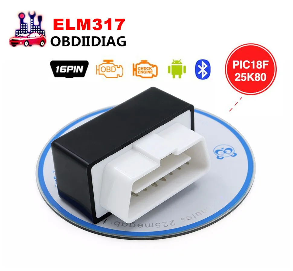 Супер Bluetooth ELM327 V1.5 OBD2 OBD II CAN-BUS диагностический Автомобильный сканер инструмент