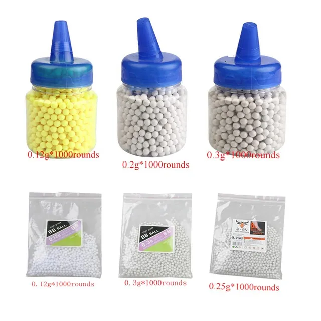 Buy 2*1000 Rounds Tactical Shooting Paintball BB Balls