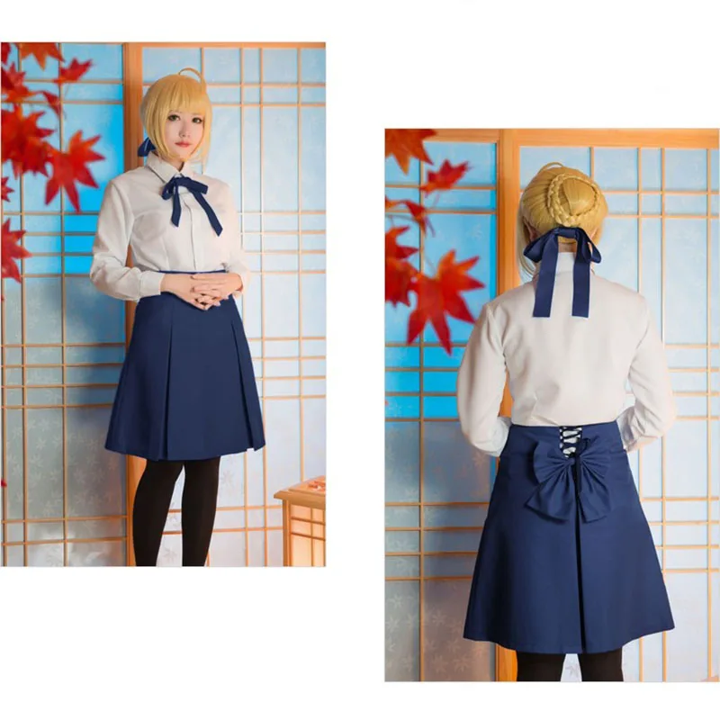 ROLECOS японская игра Косплей Fate Stay Night Altria Pendragon Костюм Saber женский для косплея| |