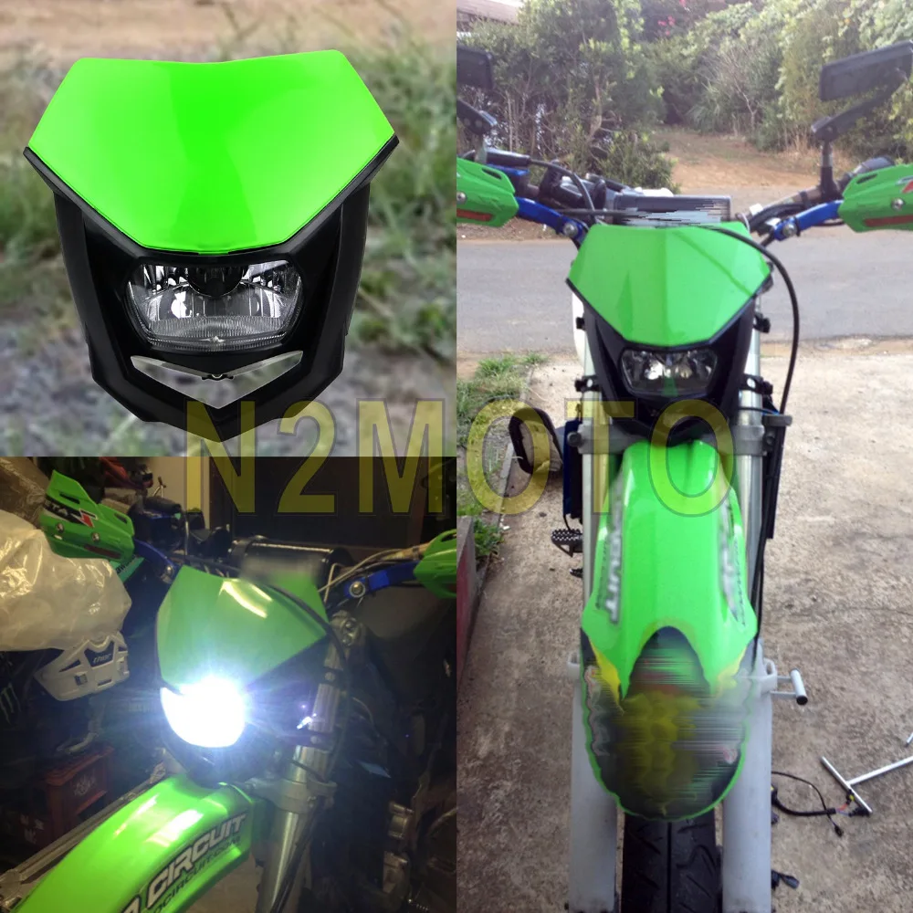 Motocross Enduro Headlights Street Fighter For Kawasaki  