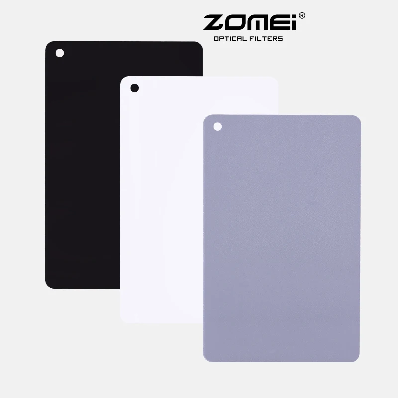 Camera Accessory 3in1Pocket-Size Digital White Black Grey Balance Card 18% Gray with Neck Strap for Photography | Электроника