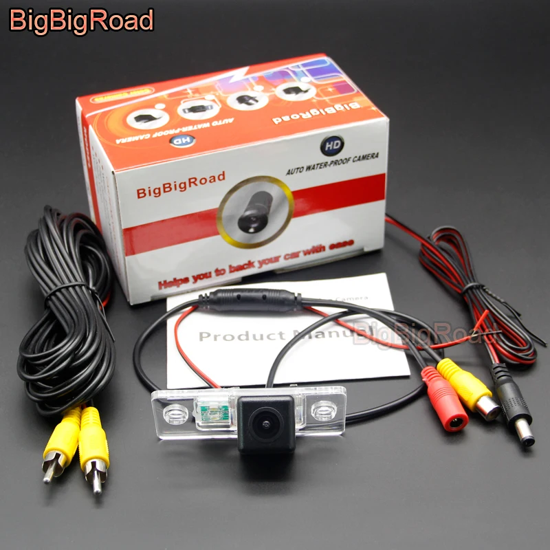 BigBigRoad Автомобильная камера заднего вида для парковки CCD для SEAT Altea XL/Leon 1P 5F MK2 MK3 2005-/Alhambra 7M MK1 2000-2010