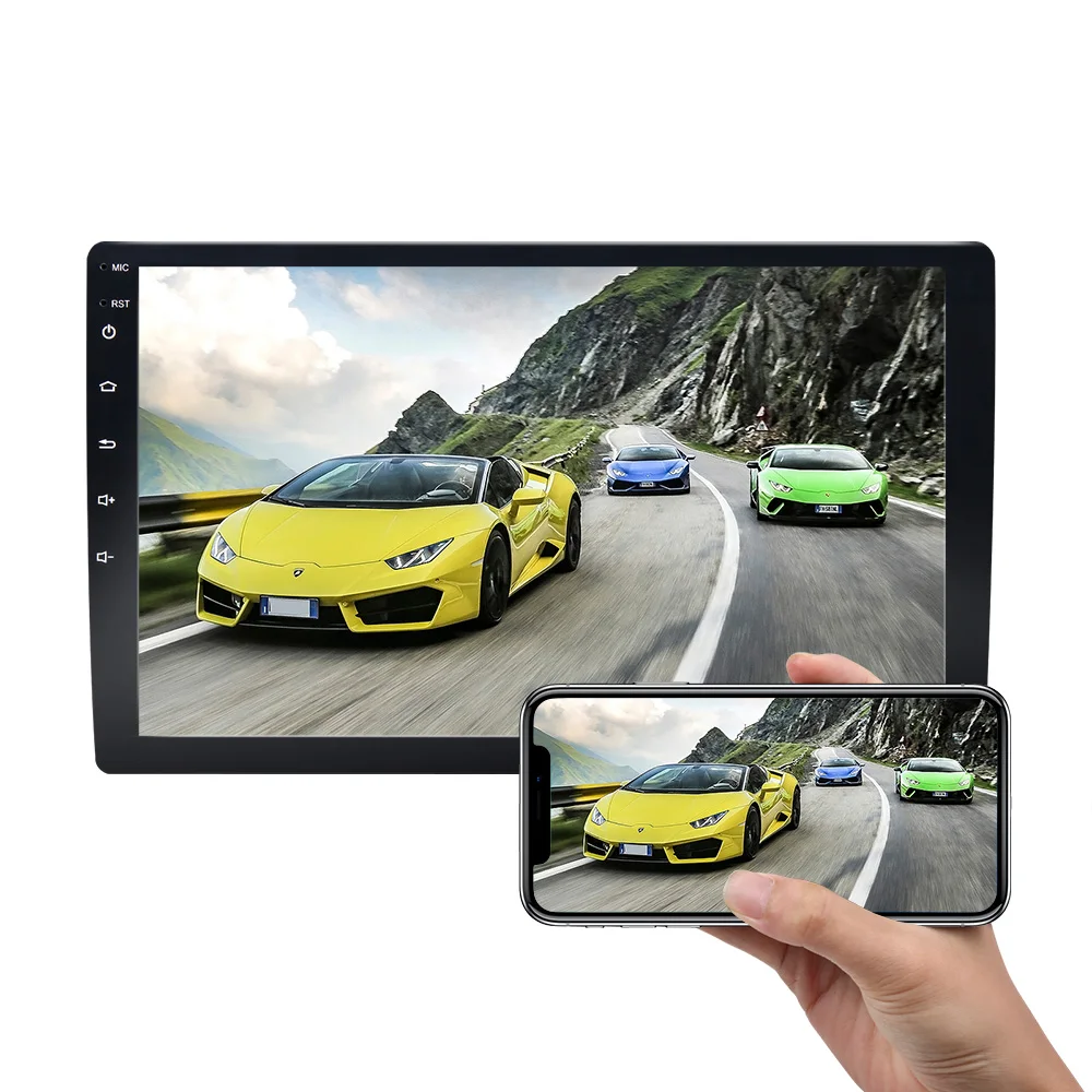 Clearance 10.1" Android 8.1 OS Two Din Car Multimedia System 2 Din Car Navigation GPS Double Din Car Radio with Adjustable Viewing Angles 3