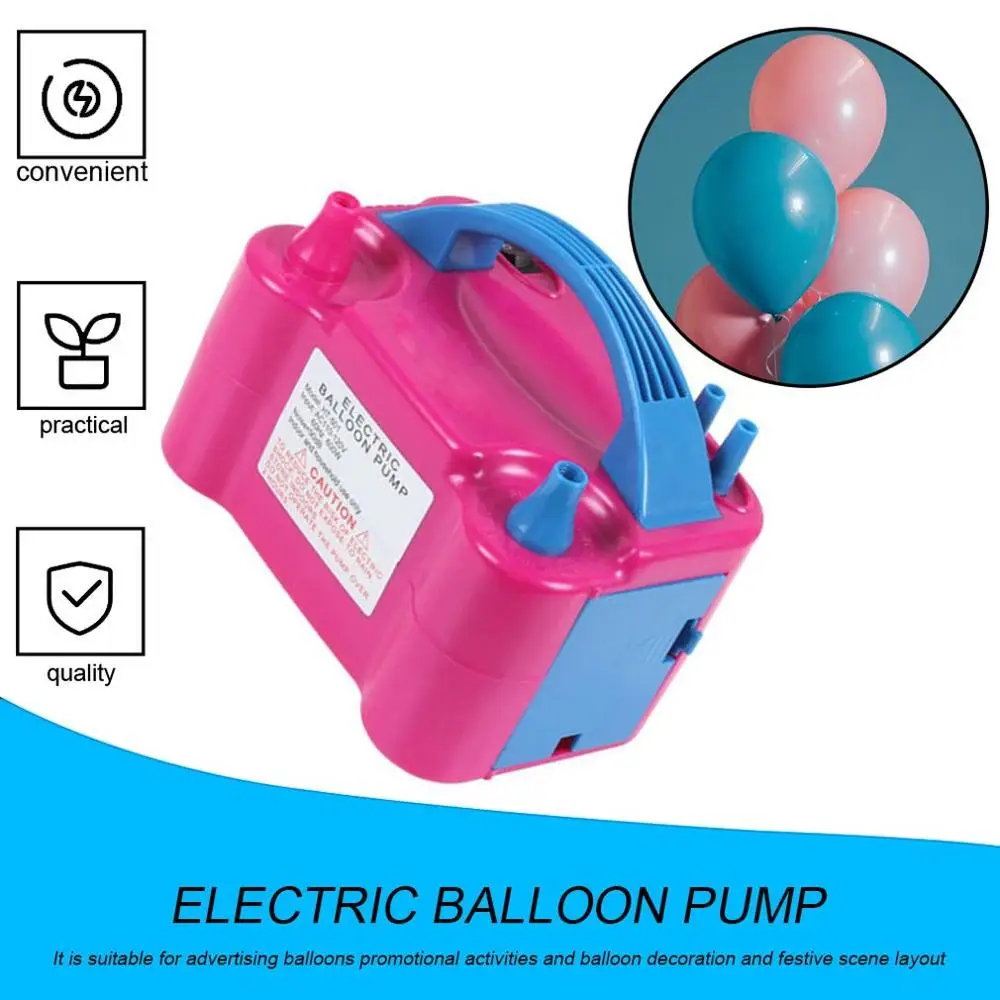 

Portable Air Blower 220V Double Hole AC Inflatable Electric Air Balloon Pump Electric Balloon Inflator Pump