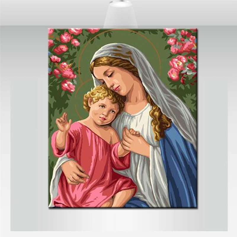 5D рукоделие Алмазная мозаика картина virgin mary Portrait алмазная вышивка наборы