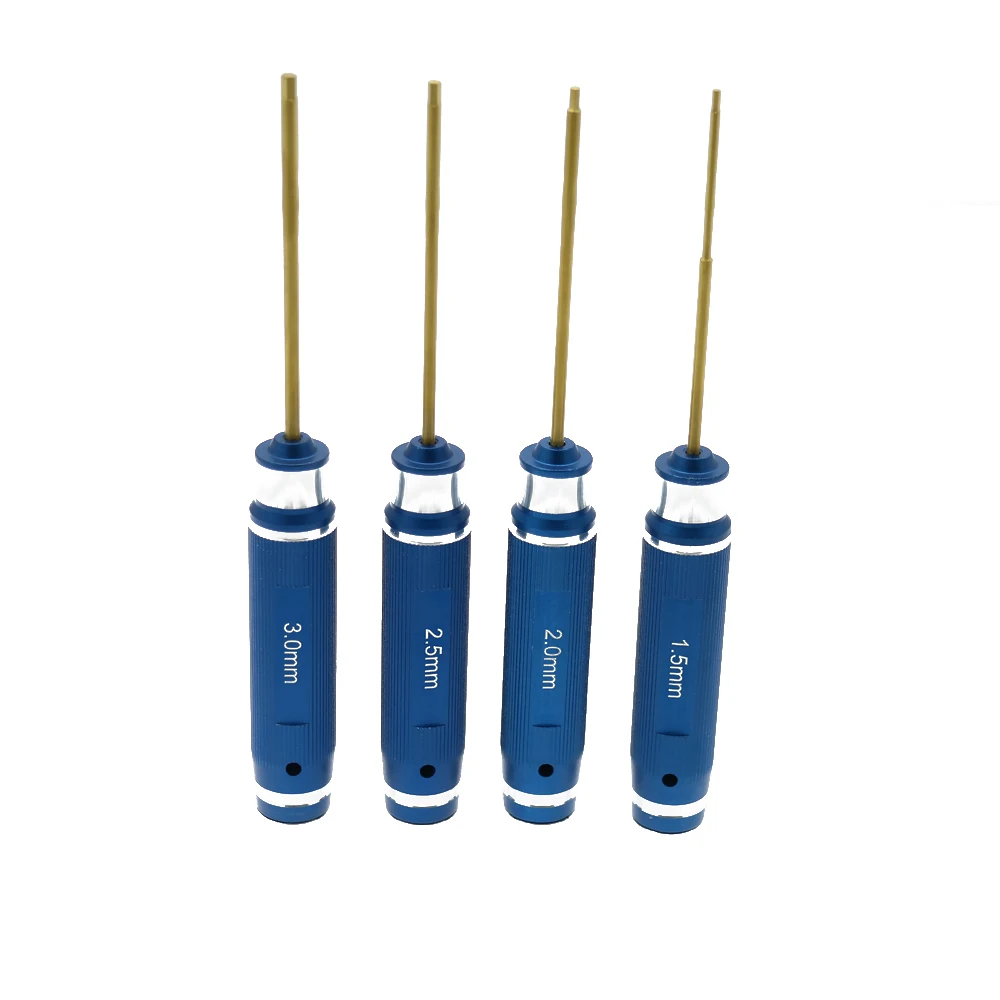 RCAWD Hex Screwdriver Set Plating Tip With Hardening Treatment 4 In 1