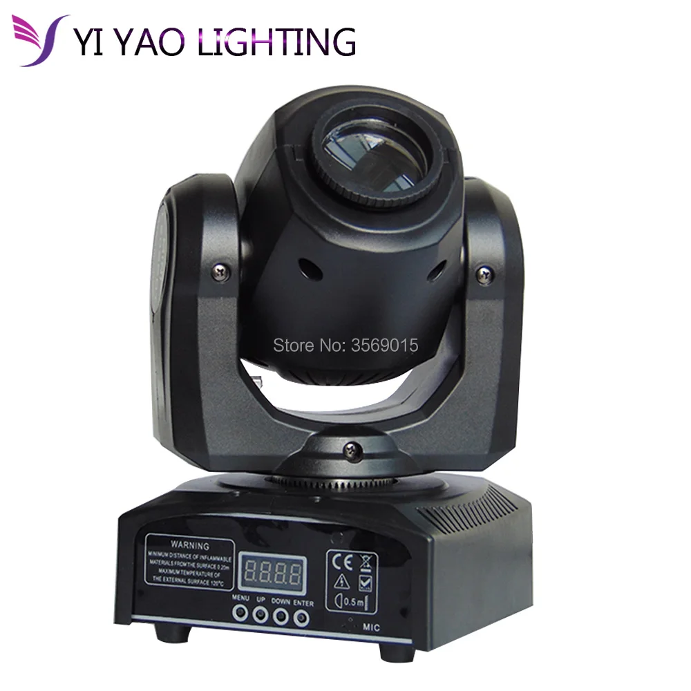 

High brightness dj mini 30W spot moving head light super bright dmx led gobo moving heads for club bar party disco show