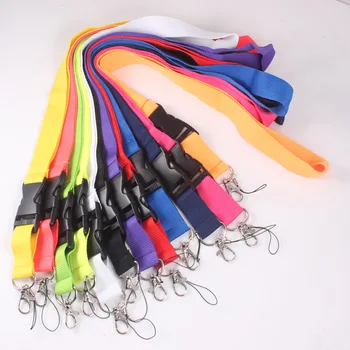 

Colcorful Keychain Lanyard Neck Strap Key Ring For ID Pass Card Badge Gym Key Mobile Phone USB Holder Hang Rope Lanyard