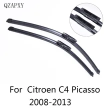 Автомобильные щетки стеклоочистителя QZAPXY для Citroen C4 Picasso 3"& 30" 2008 2009 2010 2011 2012 2013 автомобильные аксессуары Стеклоочистители
