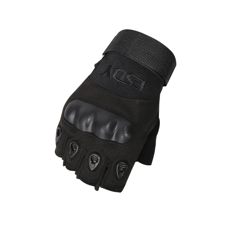 В стиле милитари с обрезанными пальцами тактические перчатки бренда Высокое качество нескользящие спортивные перчатки для Для мужчин