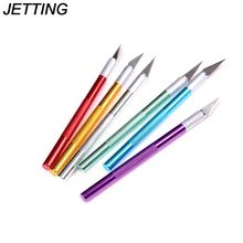 1 шт. художественный нож с крышкой резьба по дереву Ремесло Скульптура гравировка скальпель Режущий инструмент для домашнего творчества 6 цветов Горячая Распродажа