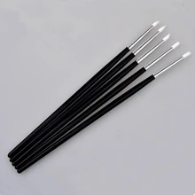 5 pçs silicone unha arte caneta escova escultura em relevo oco cerâmica escultura escova uv gel modelagem argila polonês ferramentas diy conjunto(China)