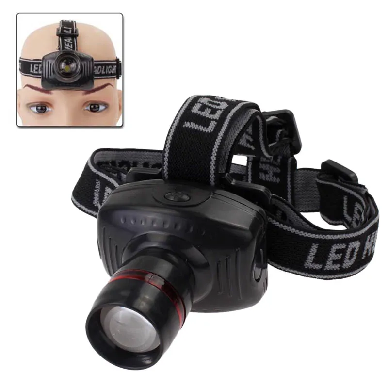 SKYWOLFEYE XPE Q5 LED Headlamp Zoom lanterna Camping Lighting Torch AAA