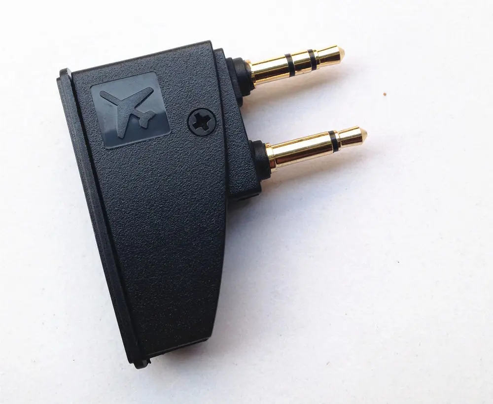 

Bose Plane Audio Adapter For QC35 QC25 QC20 QC3 QC15 QC2 SoundLink Headphones