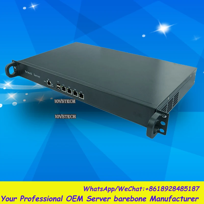 

1U Rack 4LAN Network Security/Router Barebone