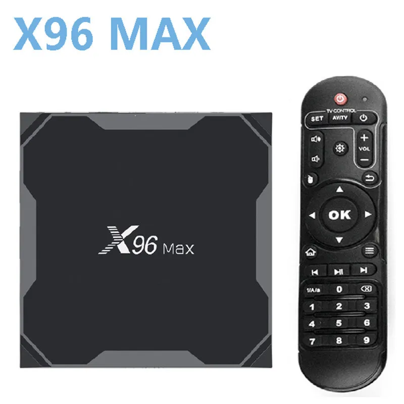 X96 Max Android 8 1 Amlogic S905X2 LPDDR4 4 ГБ 64 ядра ТВ коробка 2 4G &amp Wi-Fi 5 ГГц двухъядерный процессор