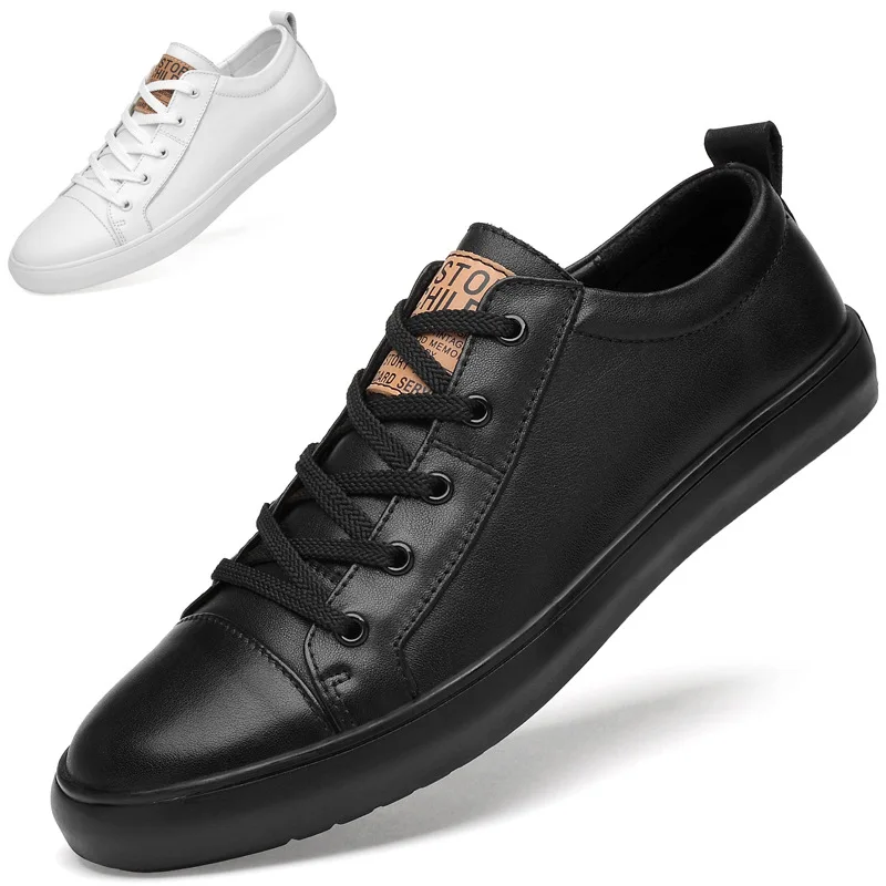 Merkmak/мужская повседневная обувь из натуральной кожи; классические модные мужские удобные кроссовки на плоской подошве со шнуровкой; Мужская обувь; Прямая поставка