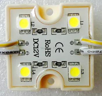 

20pcs/string WHITE color 5050 SMD LED module;DC12V input;0.96W