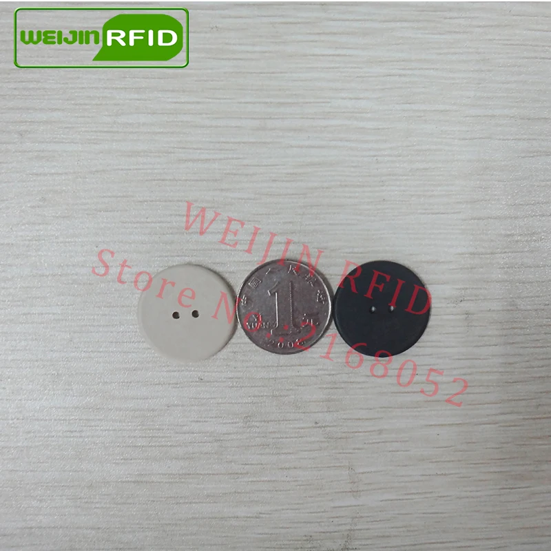 UHF RFID tag laundry PPS button Washable heat resisting 915m 868m 860-960M Alien Higgs3 EPC Gen2 6C smart card passive RFID tags