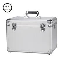 KUNDUI чемодан для женщин и мужчин, дорожная сумка, толстая алюминиевая рамка для ноутбука, большая коробка инструментов/Запираемая коробка для хранения, упаковка багажа