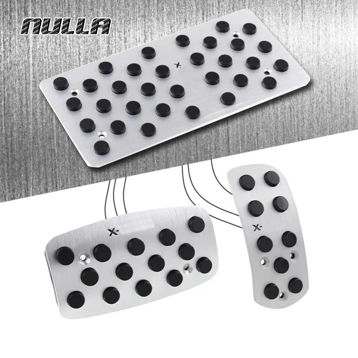 

NULLA LHD Accessories Pedal For Nissan X-trail Xtrail X trail 2006 2007 2008 2009- 2011 AT Auto Manual Brake Footrest Plate Pads