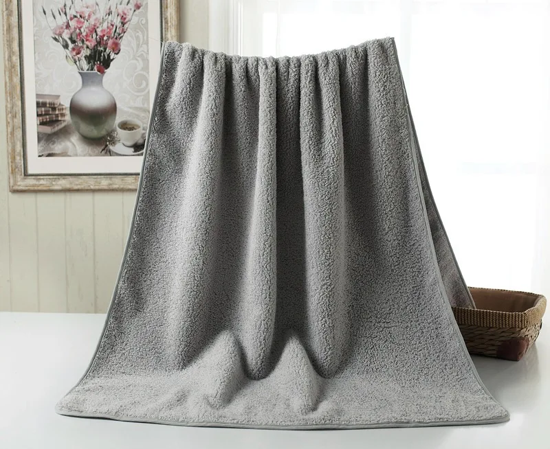 ZHUO MO white towel luxury quality Egyptian cotton 40*75cm large towel for bathroom Super absorbent soft Terry towels for gift