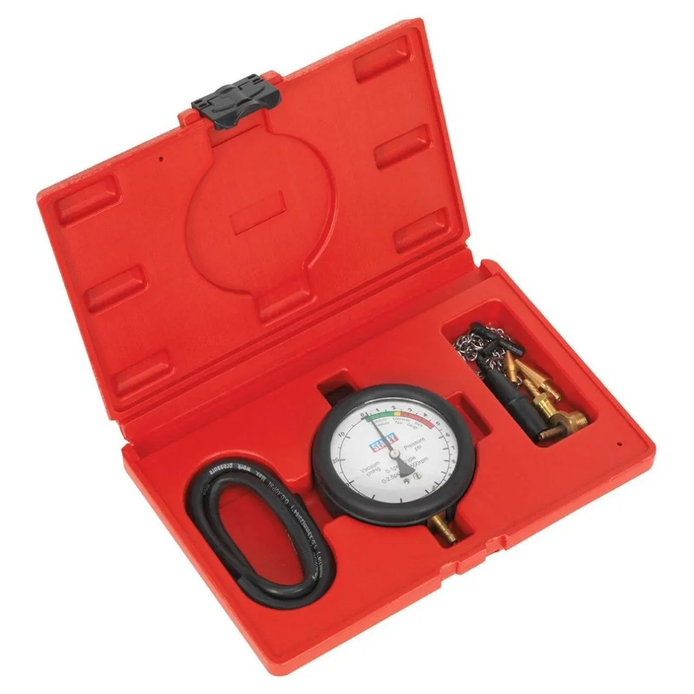

Sealey Catalytic Converter/Exhaust Silencer Back Pressure Gauge Test Kit -VSE953