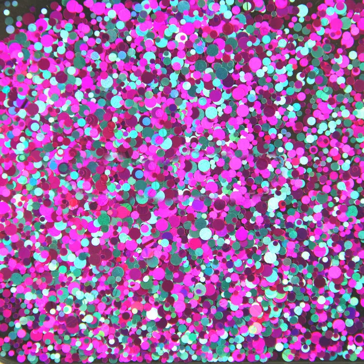 Arte do Unha Grama Lote Glitter Redondo Rosa Azul Verde Cores Metálico Brilhante Resina Slime Decoden Suprimentos 1mm2mm3mm Misturado Ymp-16 500 - 2 resina slime decoden suprimentos 1mm2mm3mm misturado YMP-16