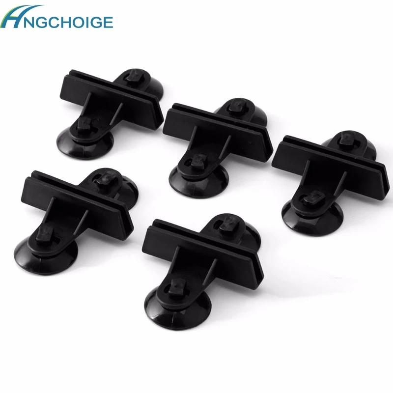Aquarium Accessories 5pcs Plastic Divider Sheet Holder Suction Cup for Aquarium Fish Tank